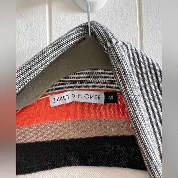 Zaket & Plover Cotton Cashmere Blend Open Fron Cardigan - Picture 4 of 7